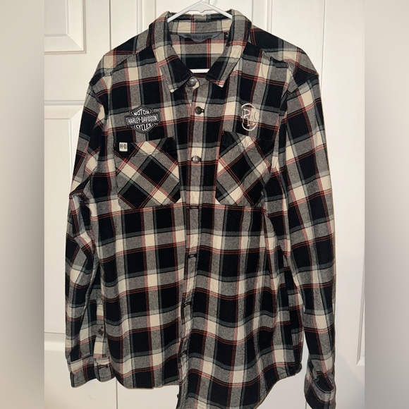 Harley-Davidson Other - Harley Davidson heavy flannel size XL men’s